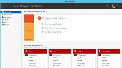 Managing server screenshot