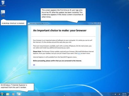 Microsoft's annotated introductory screen