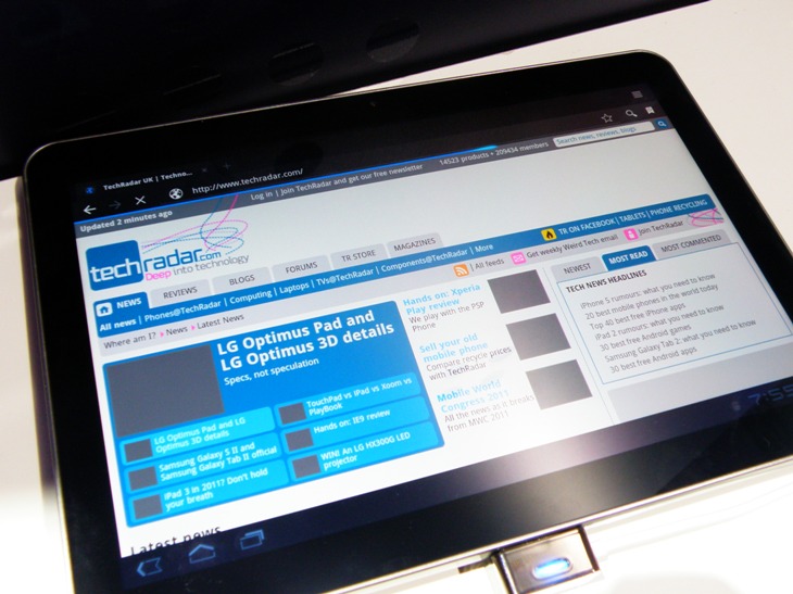 Samsung Galaxy Tab 10.1 - exclusive to Vodafone