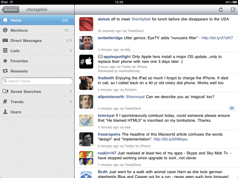 Echofon Pro (iPad)