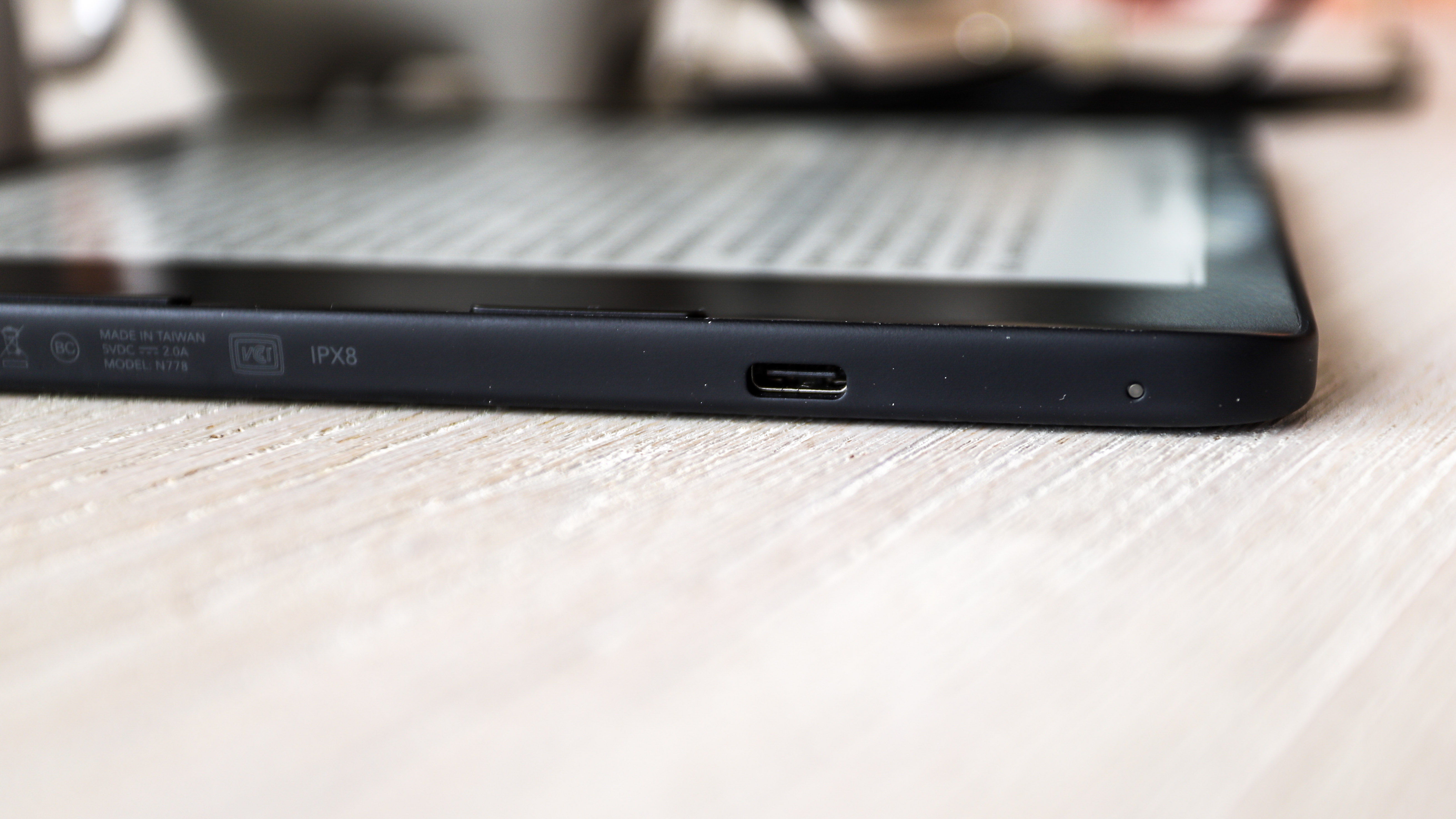Kobo Sage's USB-C port
