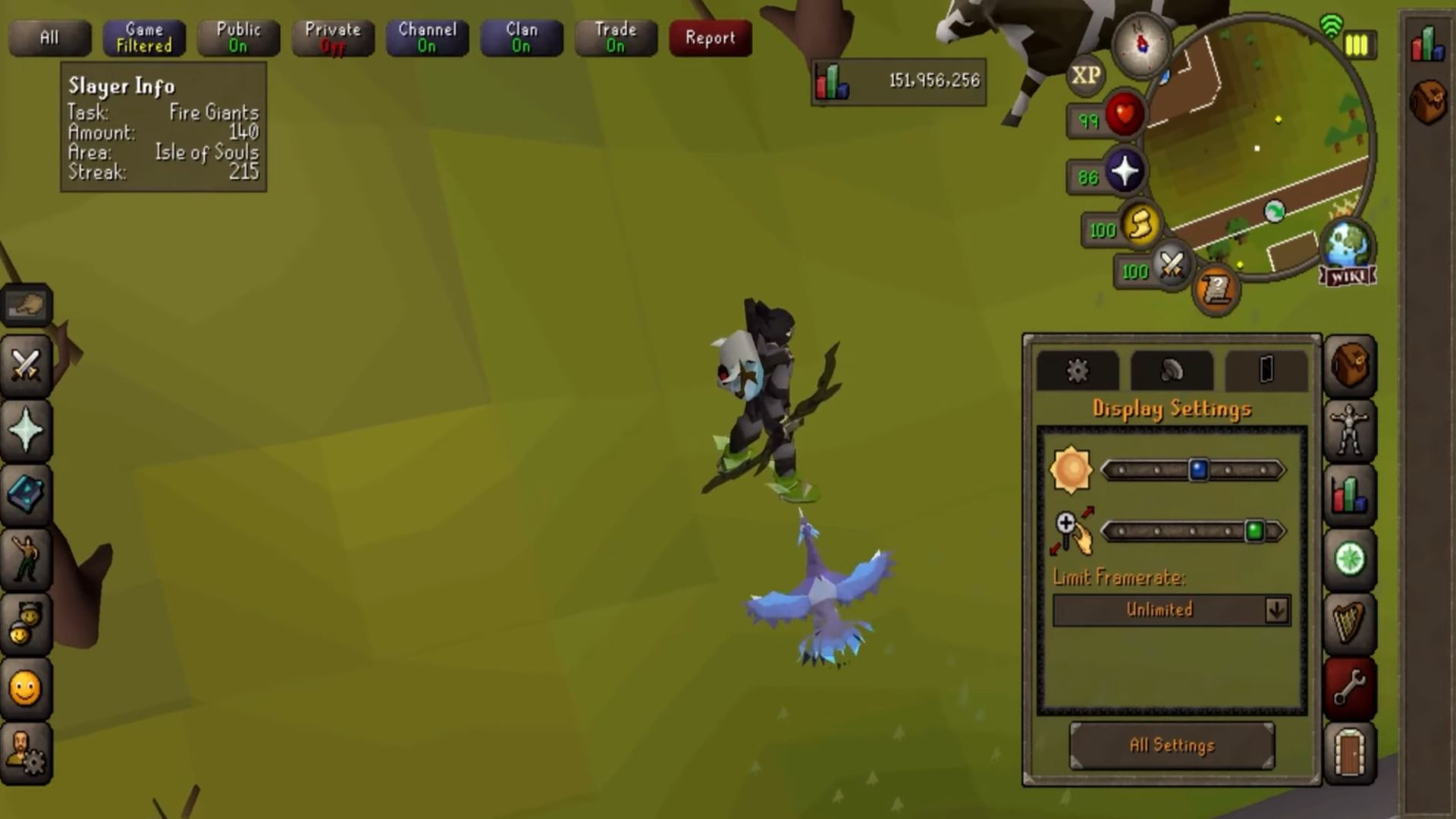 character firing projectiles