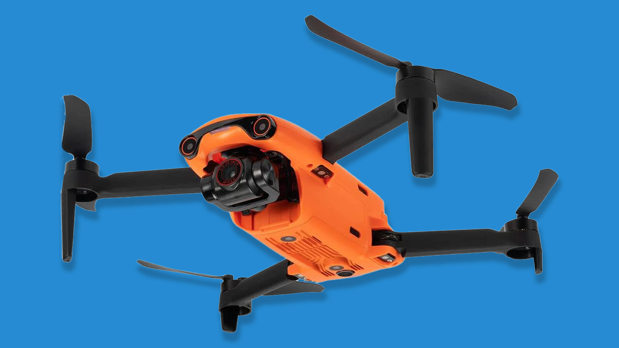 Autel Evo Nano+ drone on a blue background