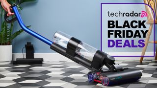 Dyson WashG1 with TechRadar Black Friday deals graphic