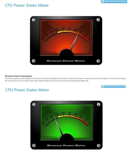 IE9 timer power