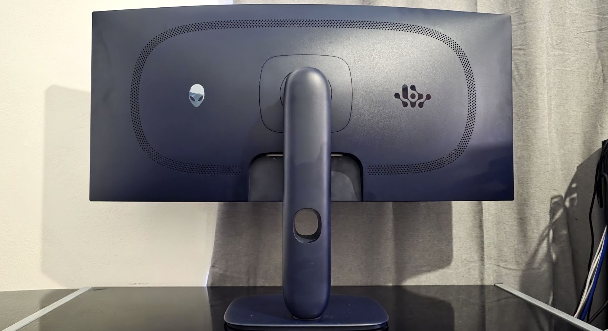 An ultrawide alienware monitor