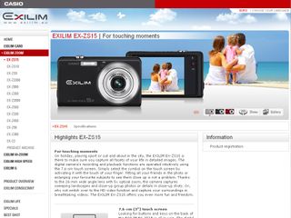 New Casio camera