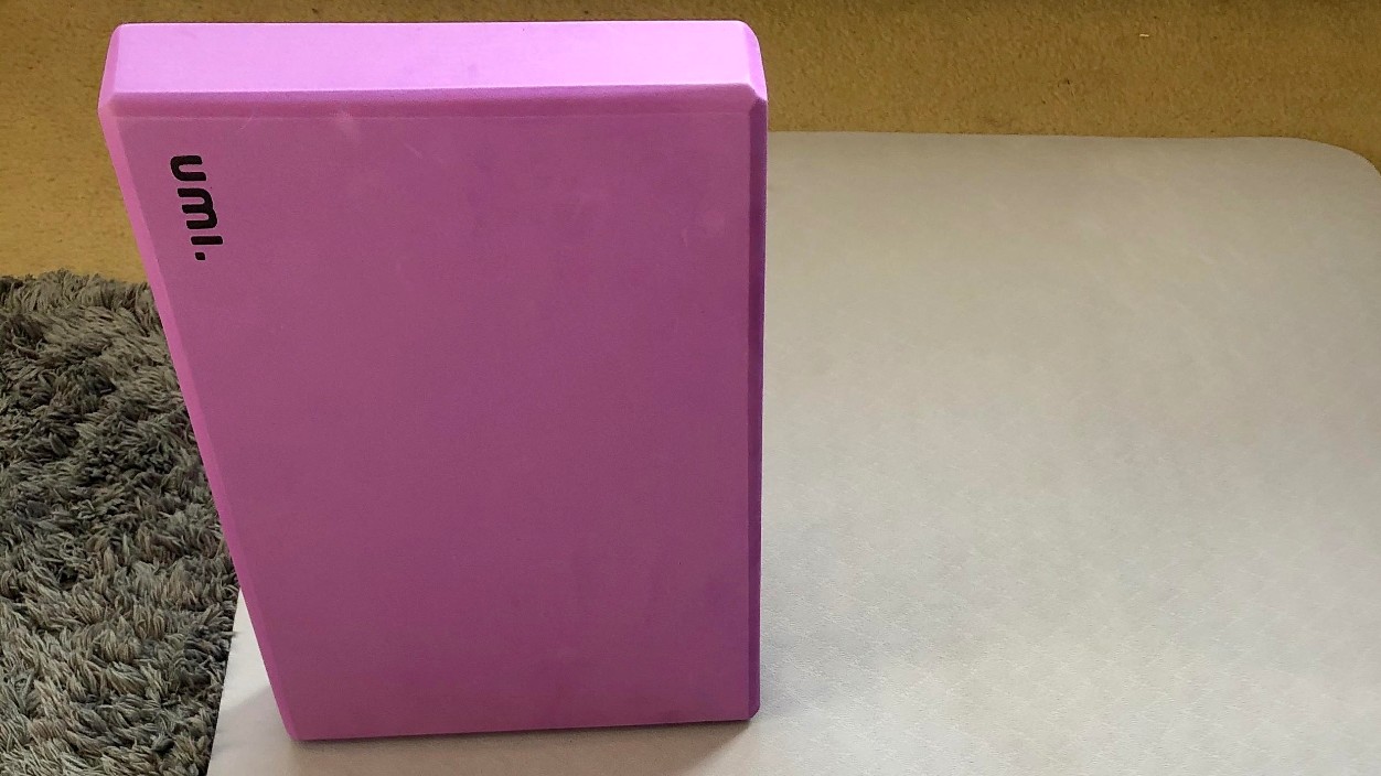Umi yoga block on mat