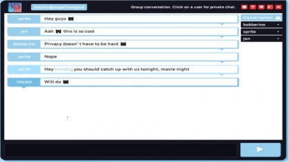 Cryptocat screenshot