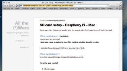 How to set up your Raspberry Pi in Mac OS X