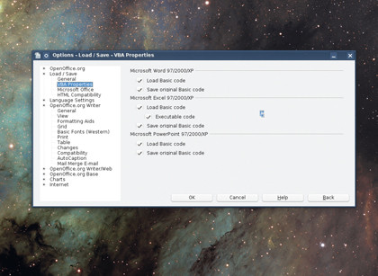 Writer config