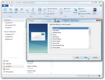 migrate contacts