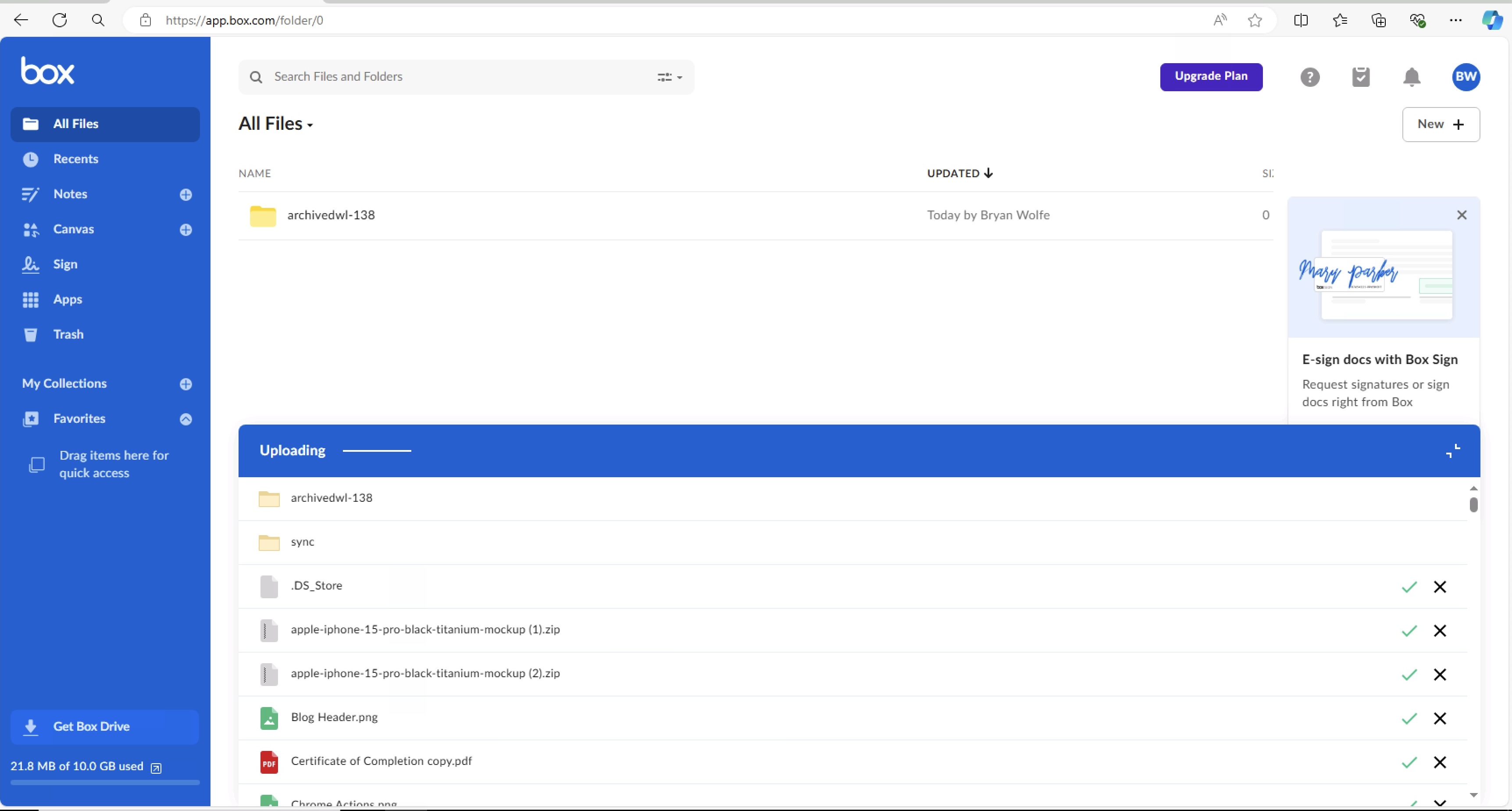 Box speed test