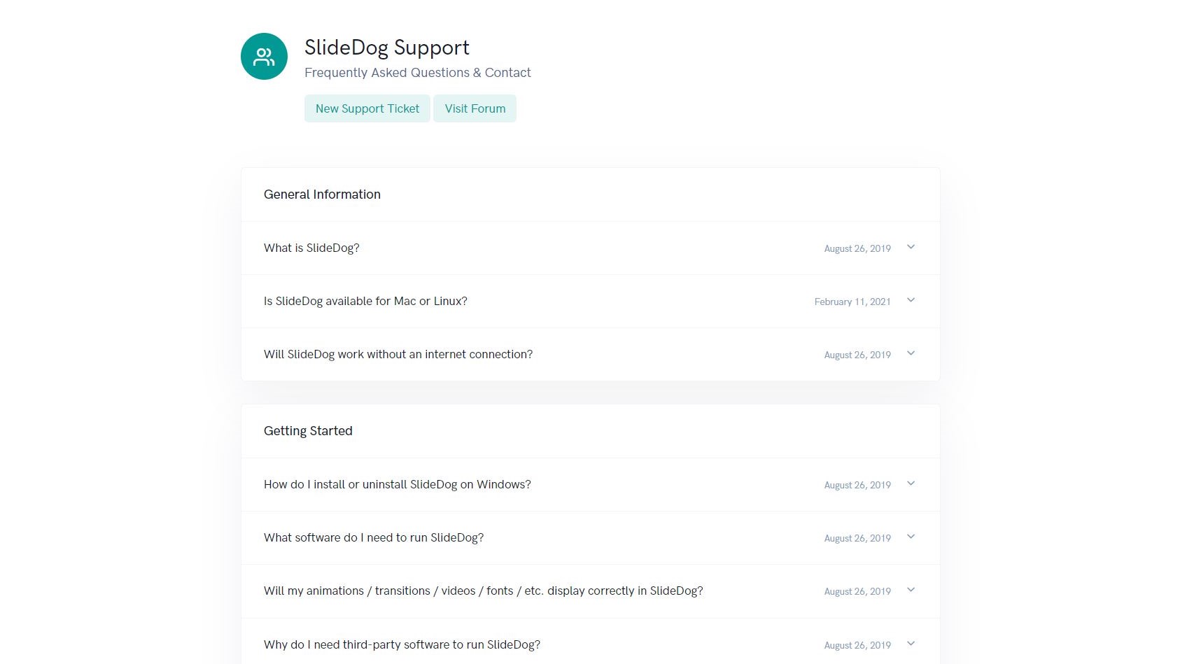Support