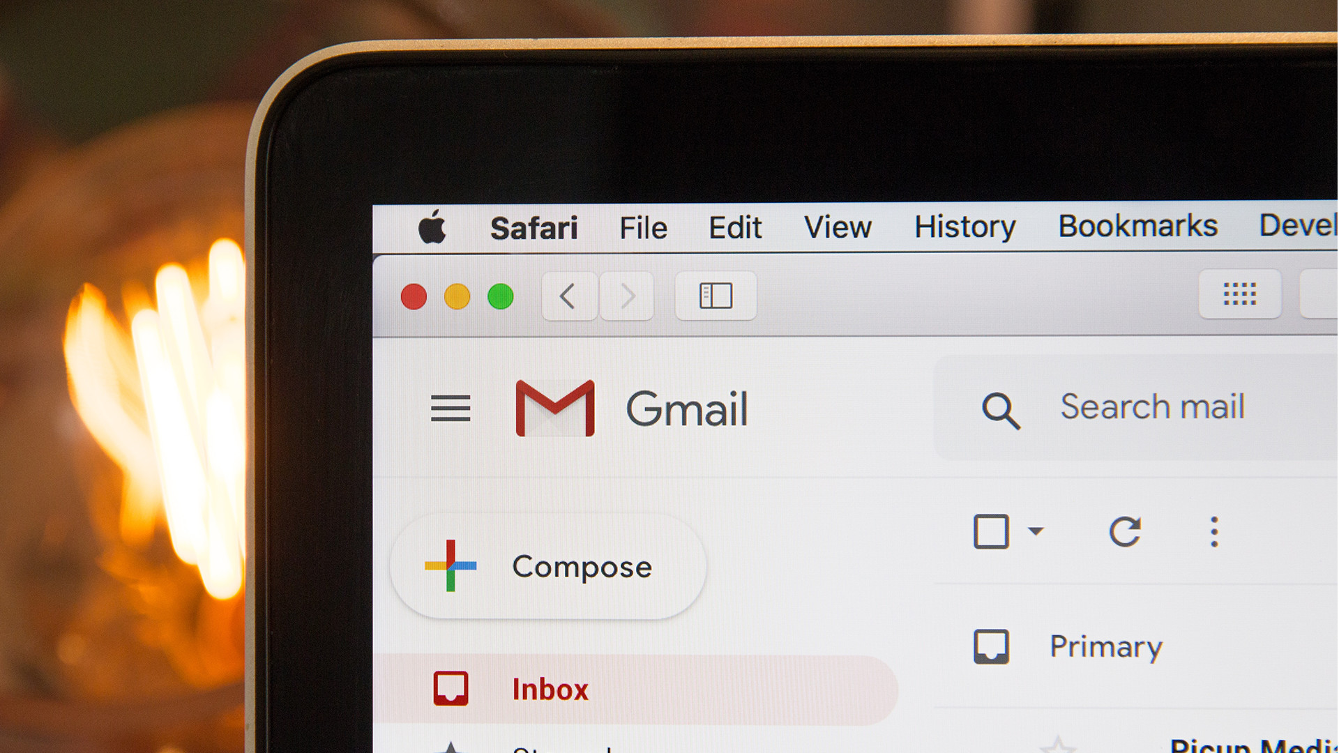 Gmail on MacBook