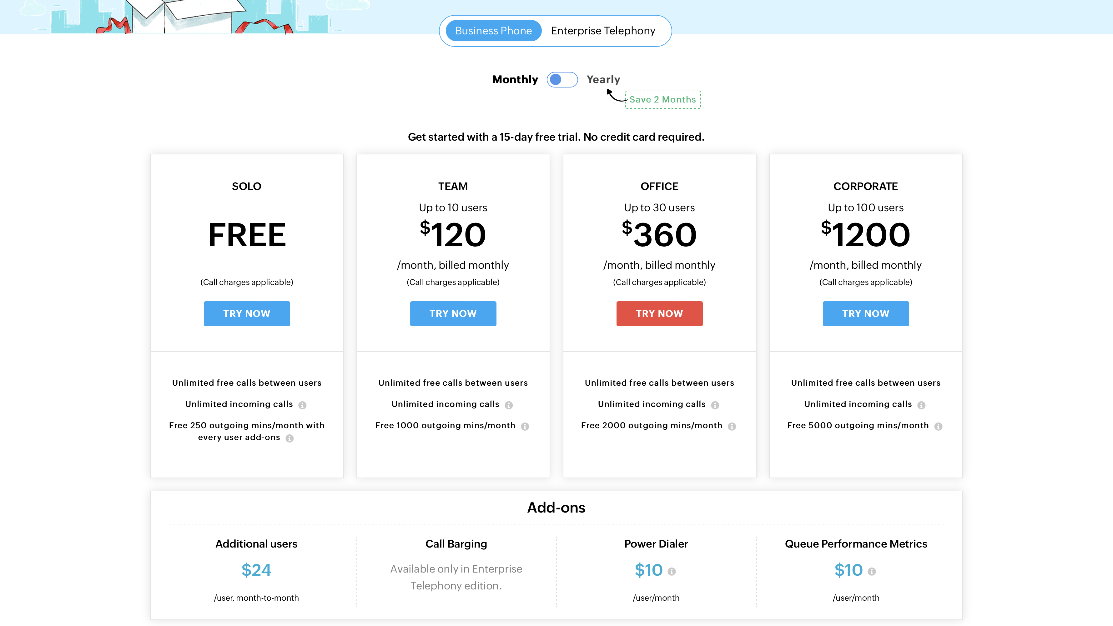 Zoho Voice pricing October 2022