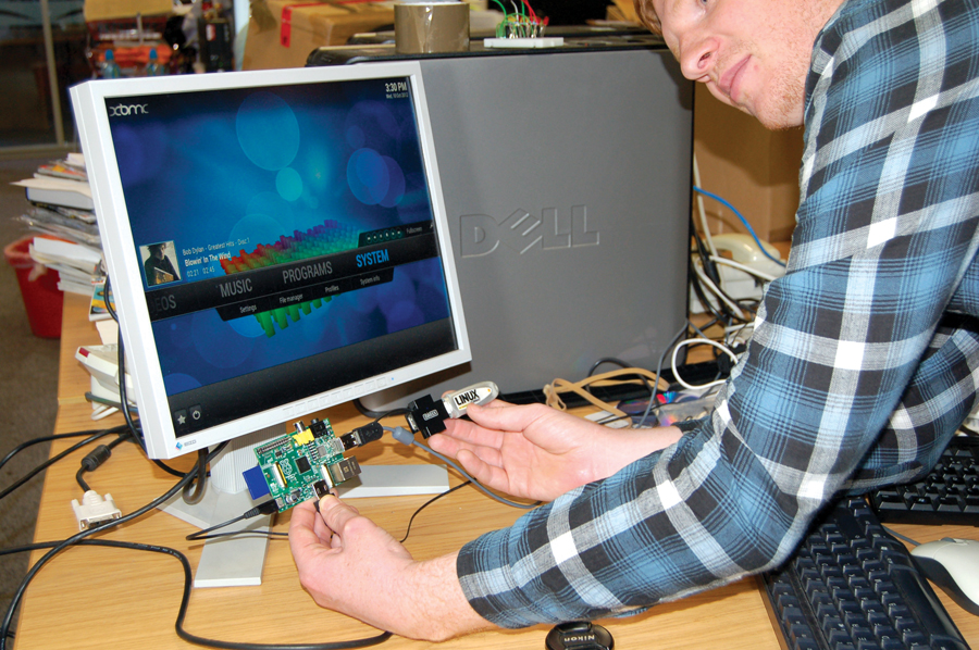 The new revision 2 boards have mounting holes to help you keep your entertainment centre tidied away