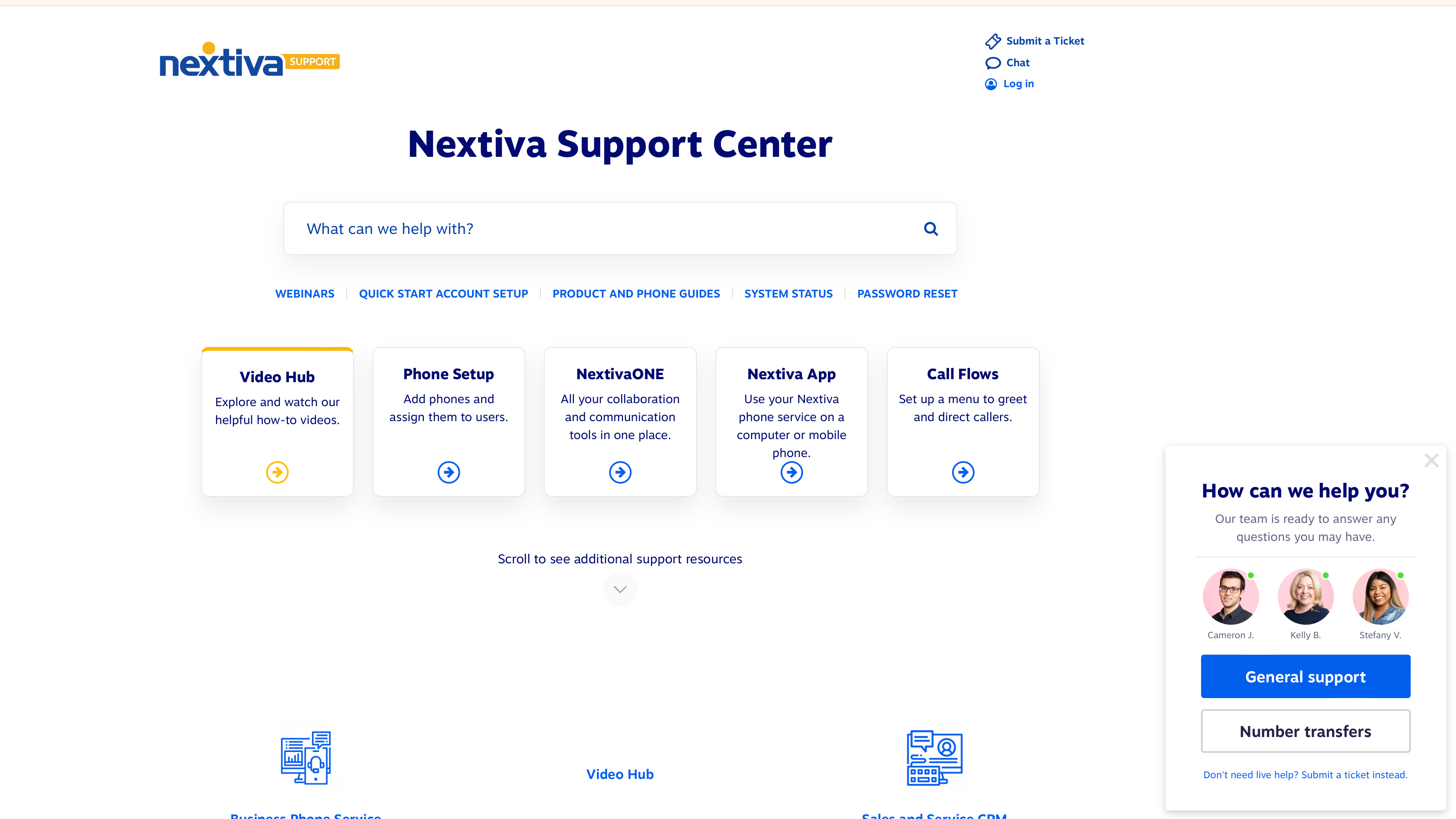 Nextiva VoIP support October 2022