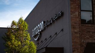 Amazon pickup & returns building.
