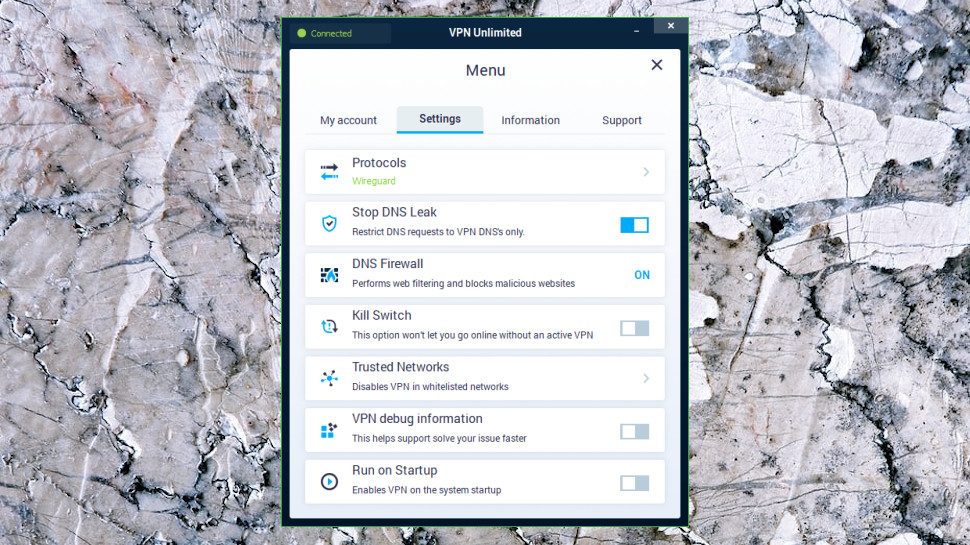 VPN Unlimited General Settings