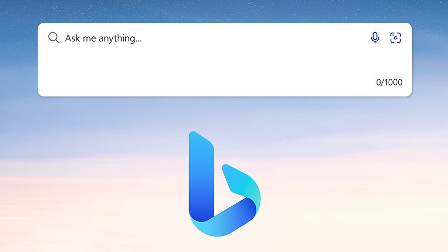 A screen showing Microsoft's new Bing