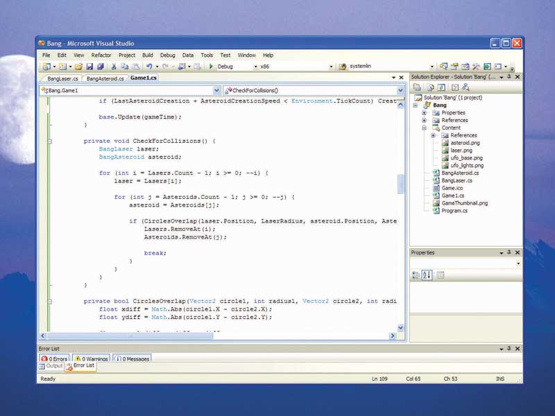 Game coding