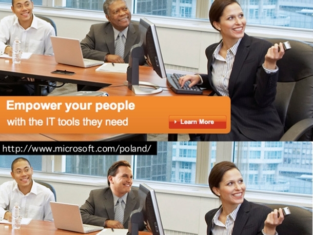 Microsoft in embarrassing Photoshop FAIL advertising debacle in Poland