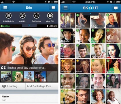 Skout app screenshot