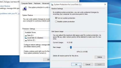 3. Access System Restore