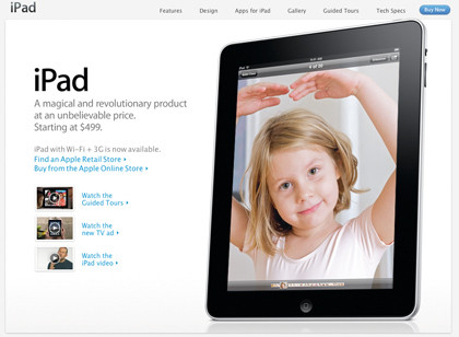 Apple ipad support