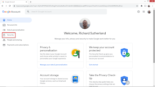 Google Chrome password