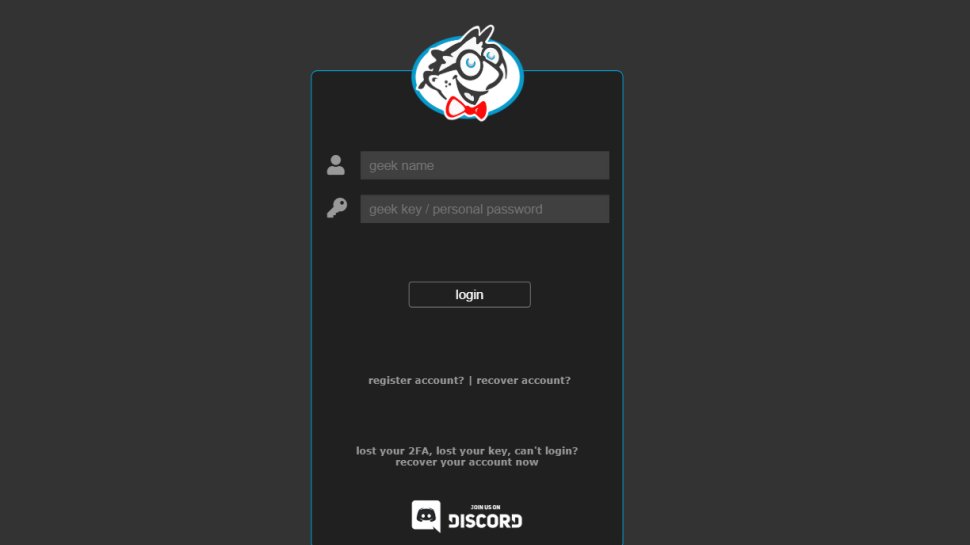 Website screenshot of NZBgeek (December, 2025)