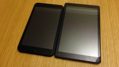 Linx 7 compared to the W2 (the larger of the two)