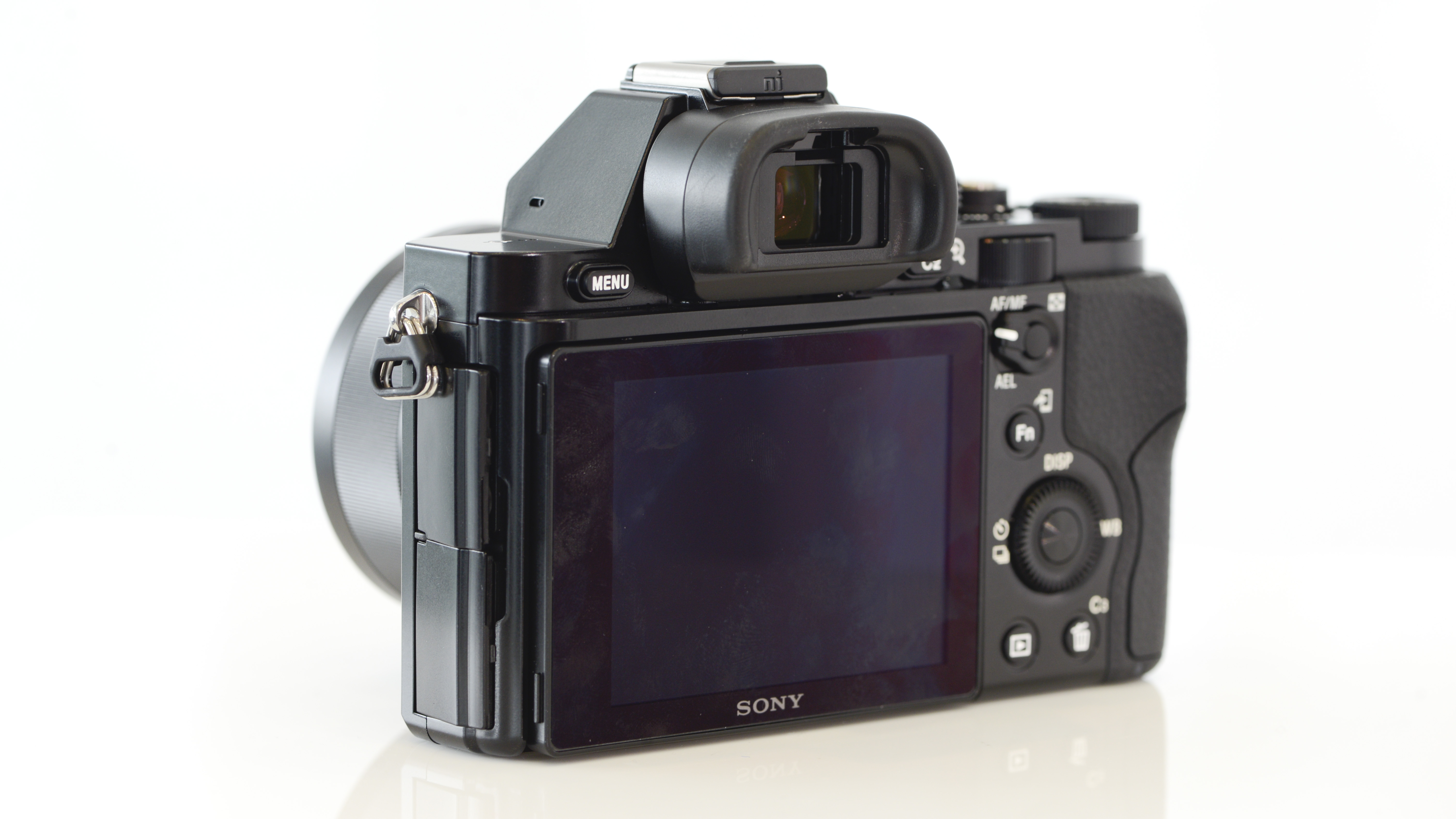Sony a7 from the rear