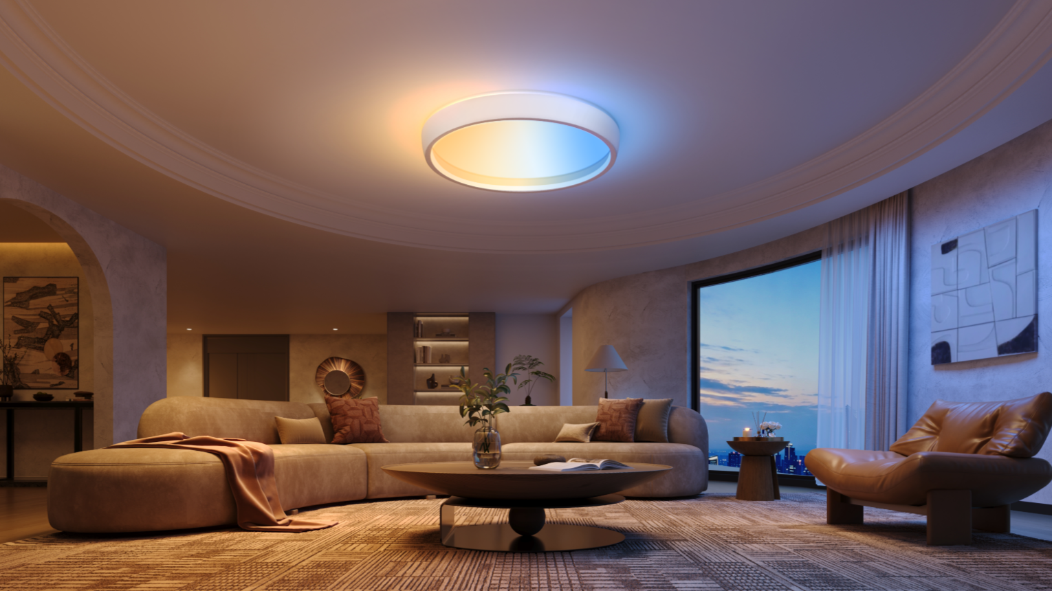 Govee Sky Ceiling Light installed in room