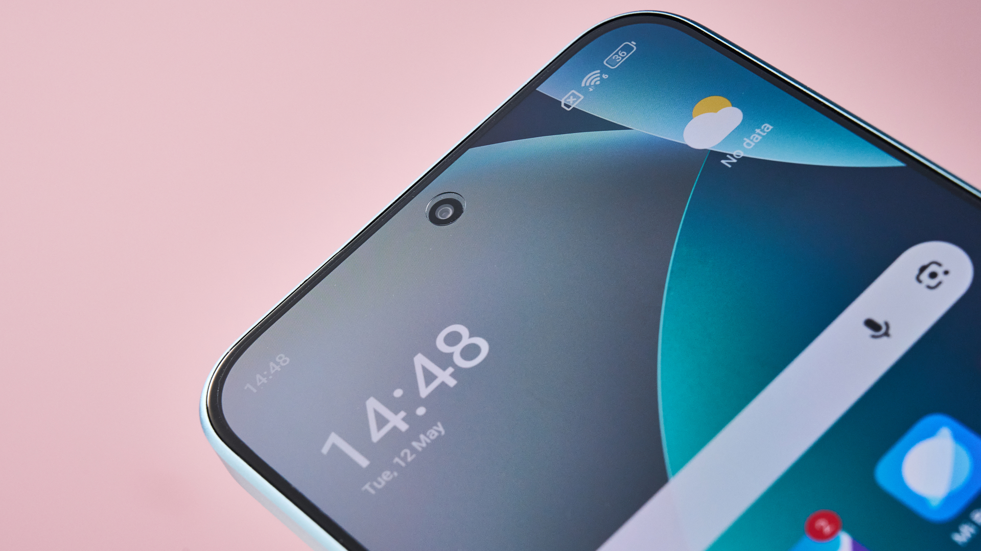 Time displayed on the Xiaomi Redmi Note 15 Pro 5G