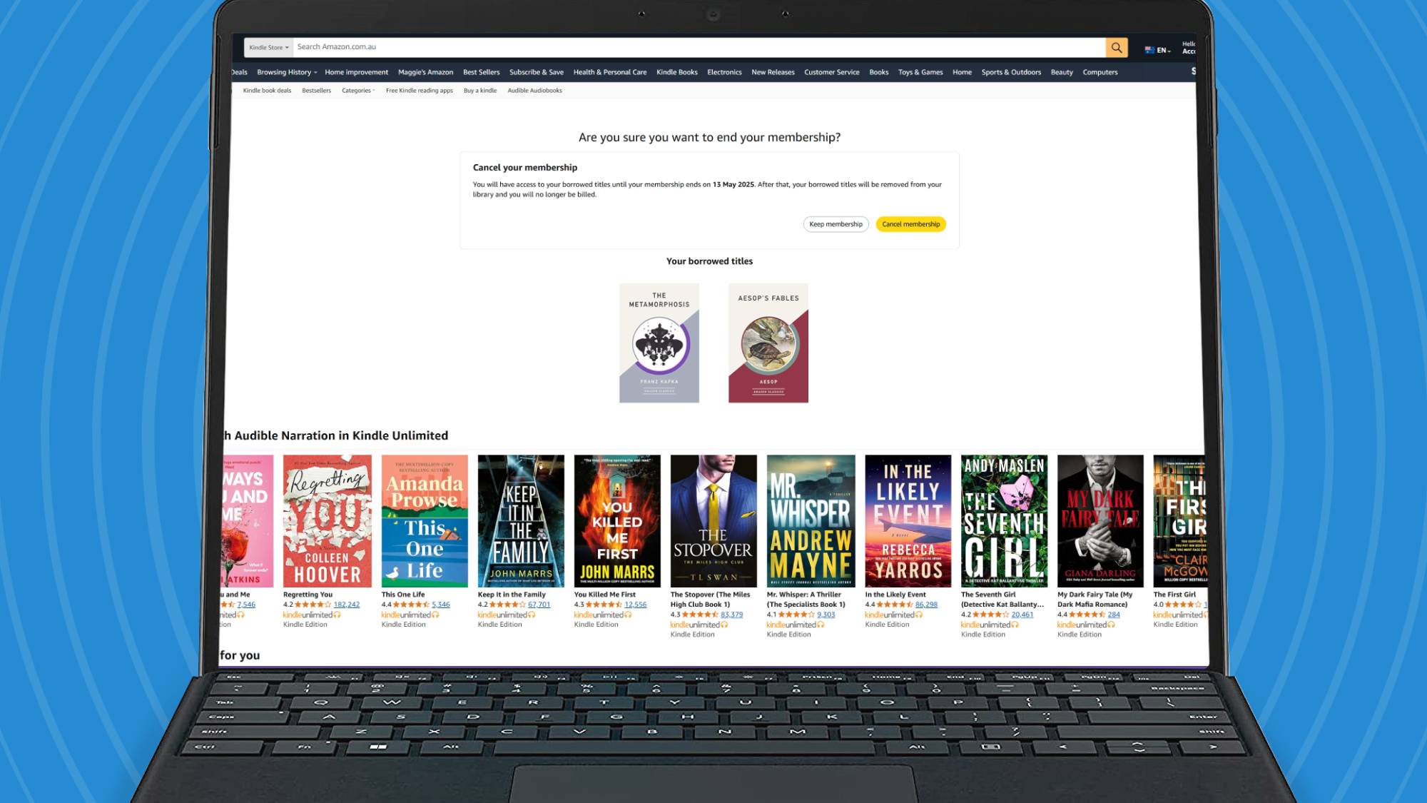 How to cancel Kindle Unlimited