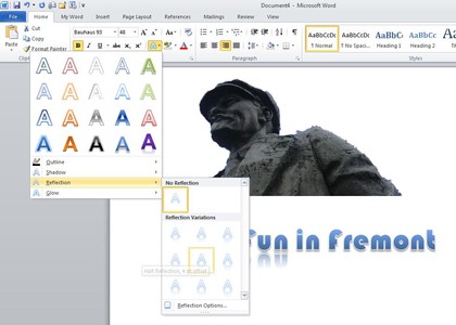 word text art