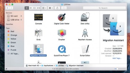 1. Open Utilities