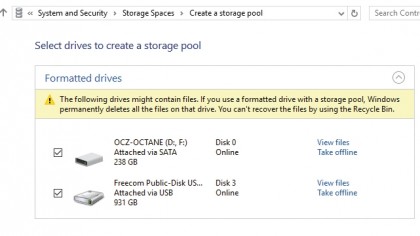 9. Bring drives together