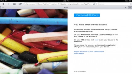 Windows 8.1 web applications proxy
