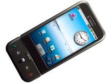 The T-Mobile G1 with Google is the first handset to access Android's Marketplace