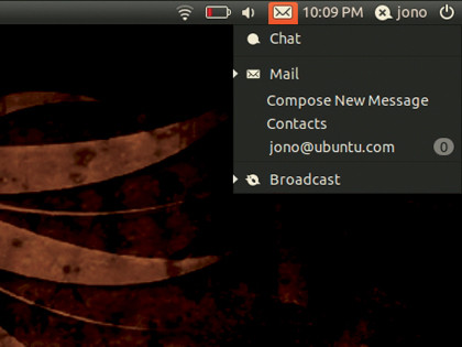 notification area