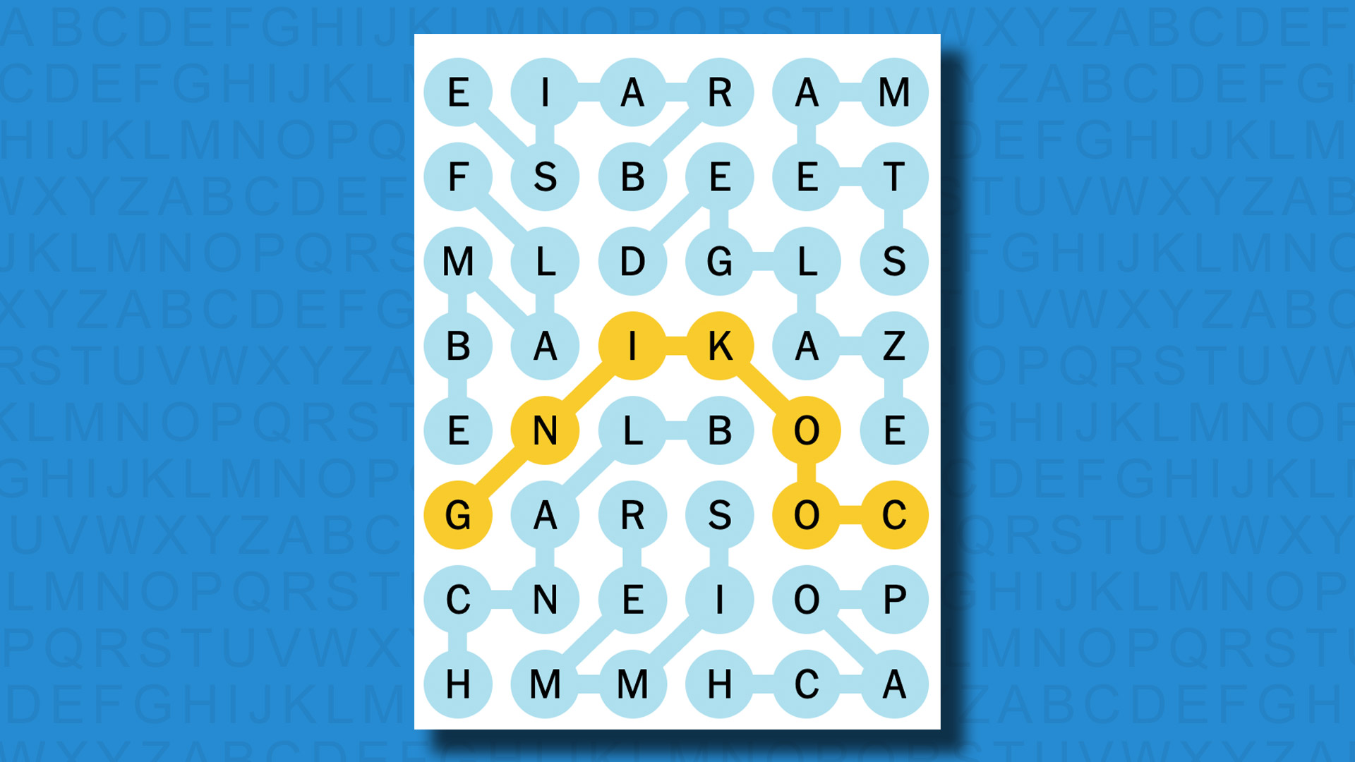 NYT Strands answers for game 121 on a blue background