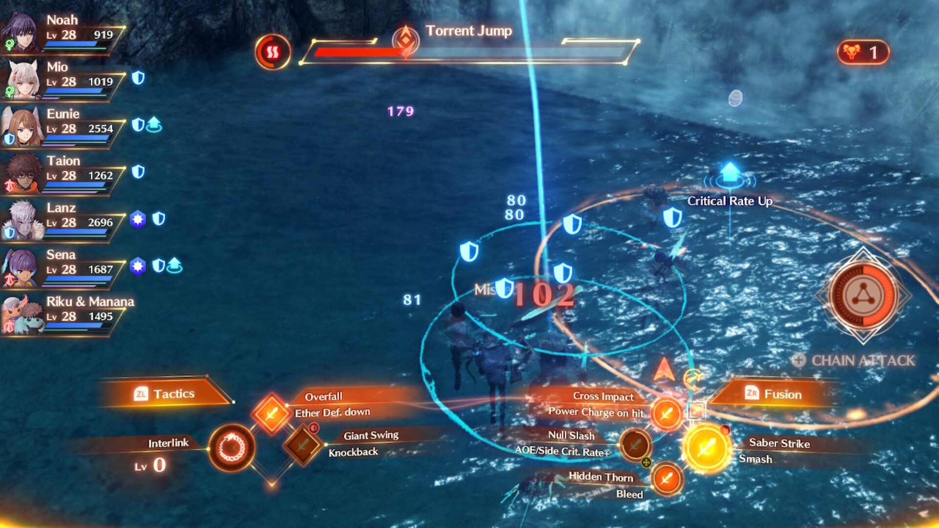 Several area effect attacks go off