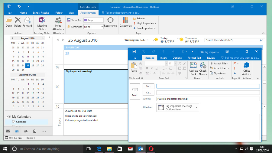 Outlook 2016
