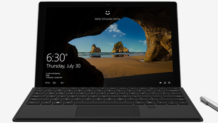 Surface Pro 4 with Fingerprint Sensor
