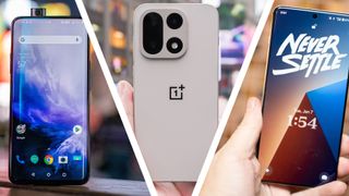 OnePlus phone collage