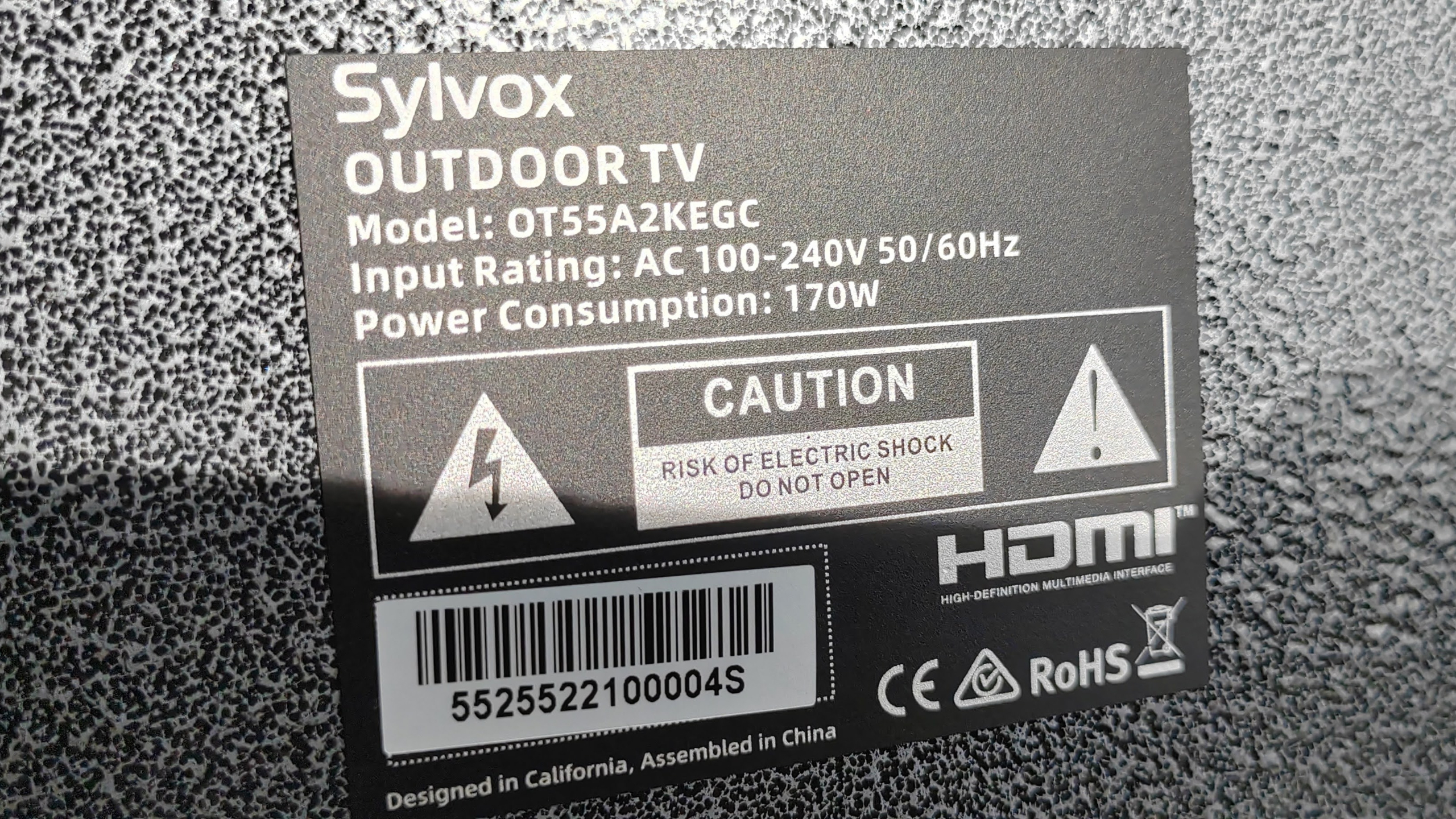 Sylvox 55-inch DeckPro 4K