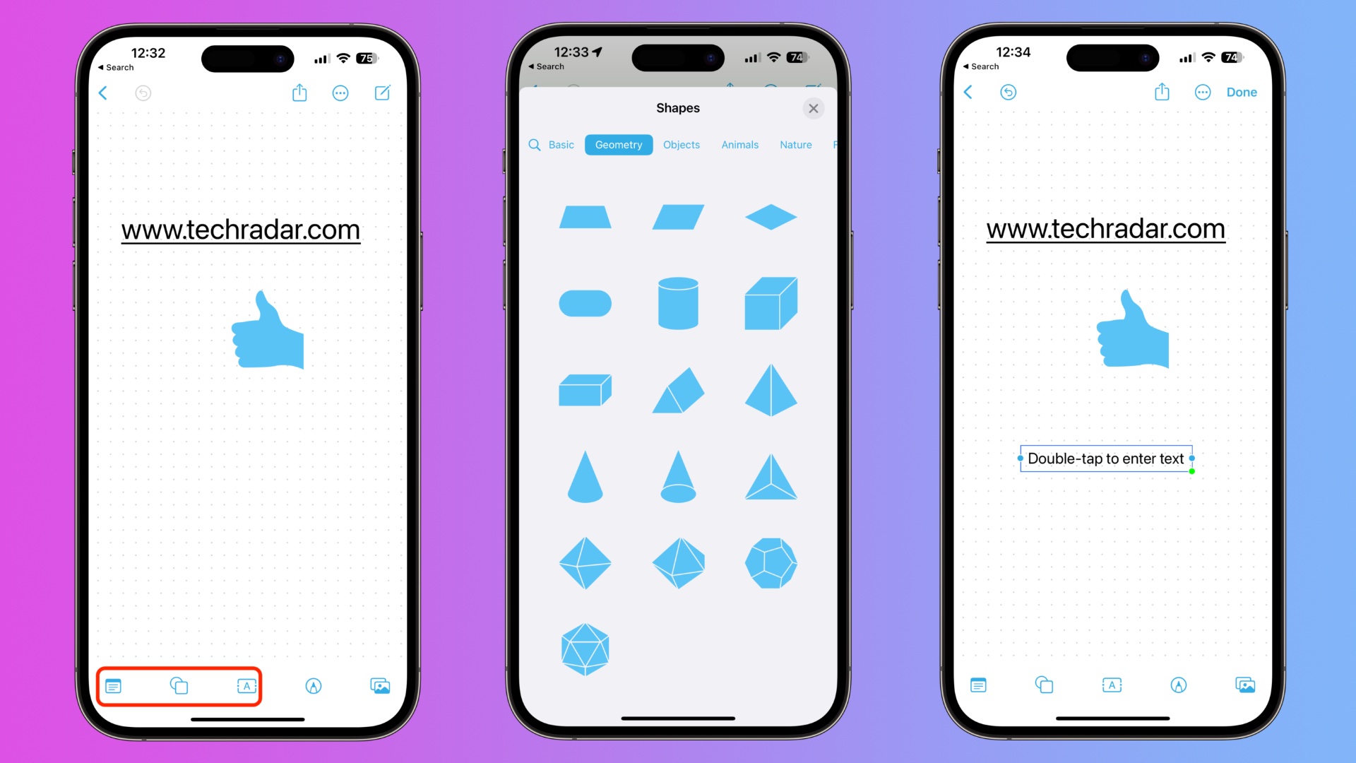 Freeform on iOS